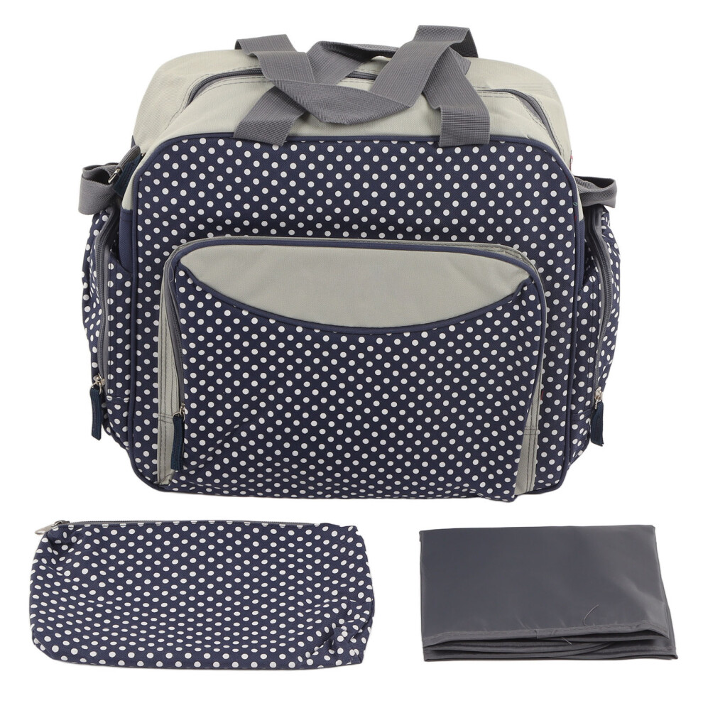 Baby Bags for Mom Diaper Bag Tote Set Multi-Function Mummy Bag Large Capacity Water-Resistant Stain-Resistant Cute Pattern Practical Gift Adjustable