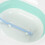Foldable Plastic Sitz Bath with Flusher - Green, 39x36x12.5cm 8