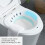 Foldable Plastic Sitz Bath with Flusher - Green, 39x36x12.5cm 5