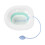 Foldable Plastic Sitz Bath with Flusher - Green, 39x36x12.5cm 15