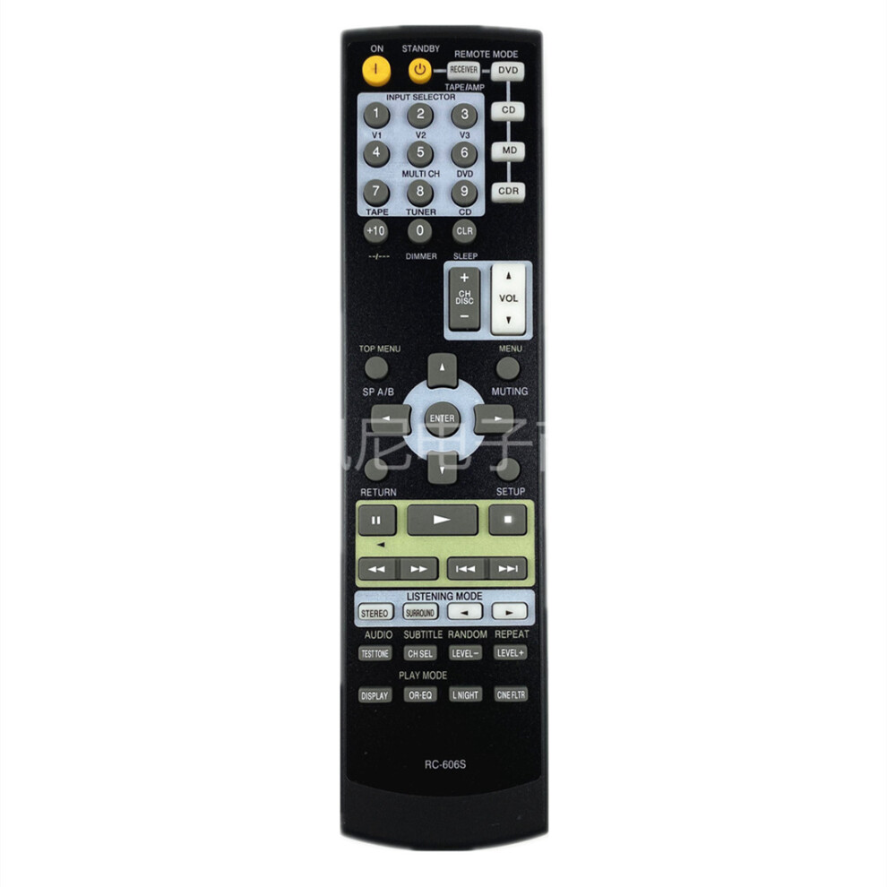Fits Onkyo Av Amplifier Remote Control Rc-606S Rc-606S Htr550 Htr557 607M 6935161562934