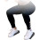 2Pcs Squat Wedge Blocks Calf Stretcher Slant Board Heel Elevated Platform for Strength Training 3