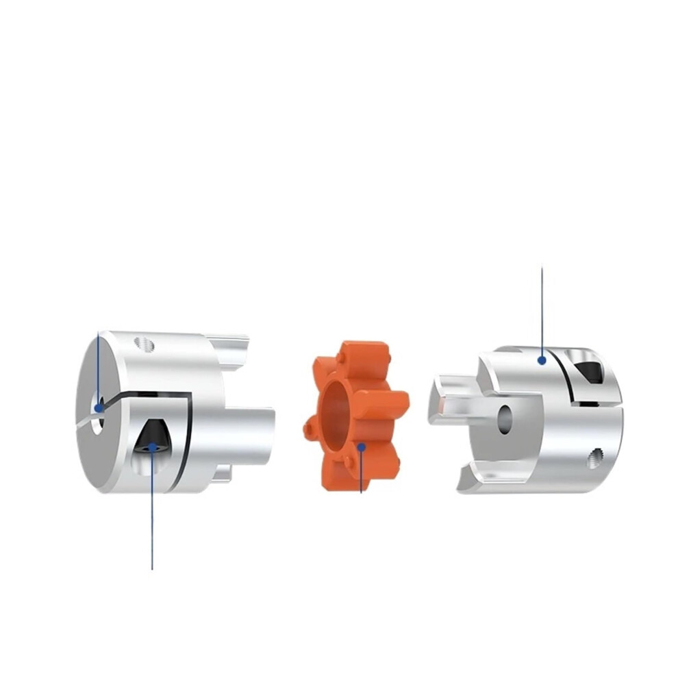 D30l35 Torque Series Flexible Plum Clamp Cnc Jaw Shaft Coupling Coupler Shaft Size 8Mm 10Mm 12Mm 14Mm 16Mm 9189345352188