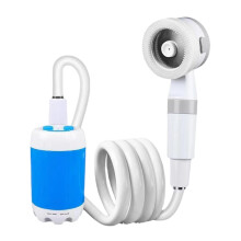 Portable Camping Shower Pump Rechargeable Electric Pump Two Spray Modes Lightweight 5000mAh USBChargeable Pet Bathing