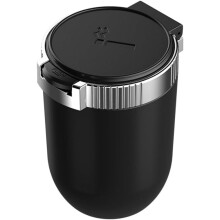 Car Ashtray For Volvo S60 NE 20202023, Portable SelfExtinguishing, Multifunctional Car Mounted Ashtray, Black/Silver