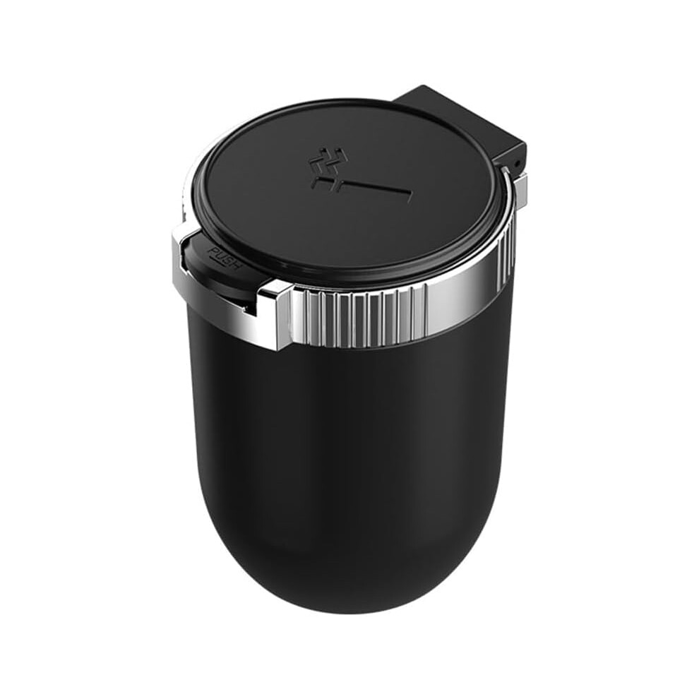 Car Ashtray For Volvo S60 Ne 20202023, Portable Selfextinguishing, Multifunctional Car Mounted Ashtray, Black/Silver 9189345352263