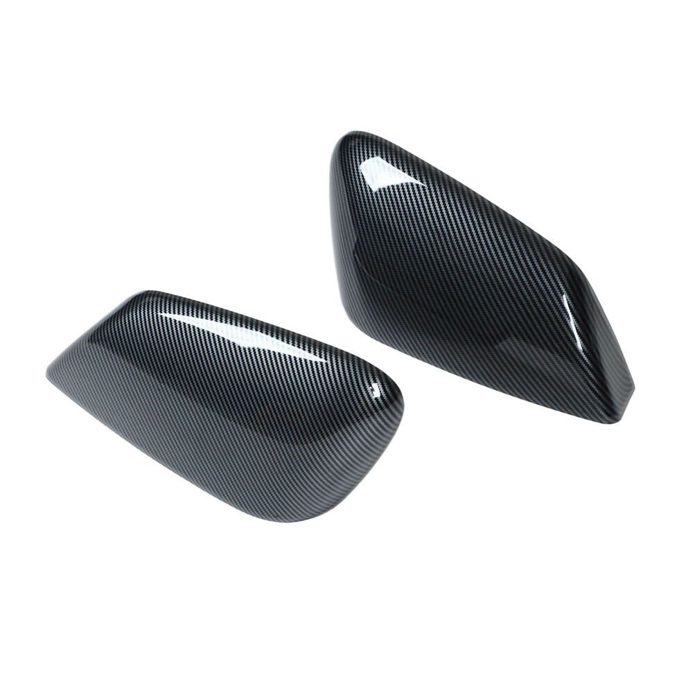 Carbon Fiber Style Side Mirror Cover 2Pcs For Kia Ev6 2022+ 4641380912147