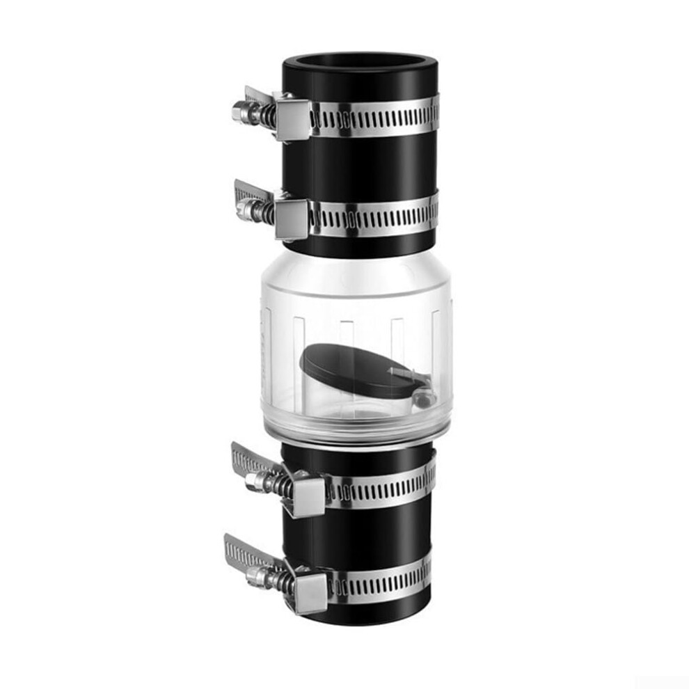 1.5 Inch Transparent Sump Pump Check Valve With Noise Reduction Backflow Preventer For Home Plumbing 9382693707888