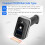 2D 1D QR Barcode-Scanner mit Bildschirmanzeige und 13