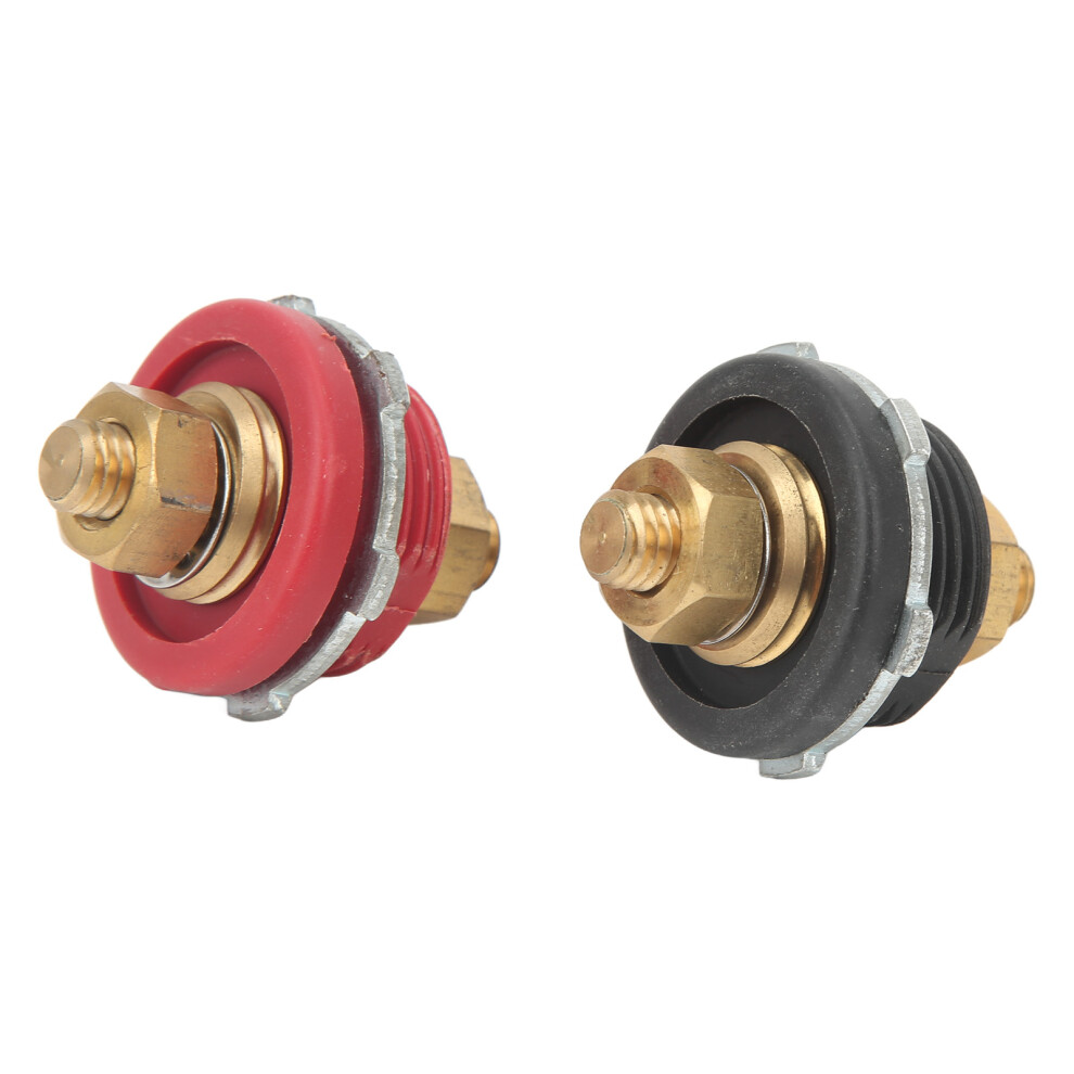 250A Thru Panel Battery Terminal Connectors - 3/8In Stud For Cars 4001373564652