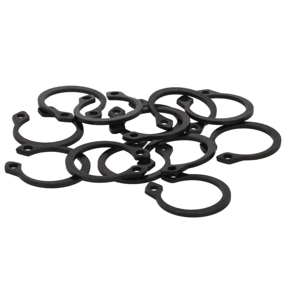 Cclips Circlips 50 Pieces Outer Circlips 65Mn Steel Cclip 3237Mm Circlip Retaining Rings (37Mm) Black 9347817031348