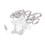 300LED Curtain String Lights 8 Modes, 3x3m Warm White with Remote 11