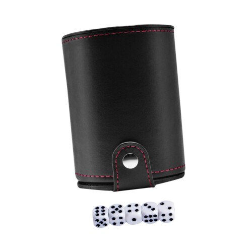 1 Set Dice Cup Set Standard Game Cube Container for Game Dice Stacking Cups Professional Dice Cup Cube Storage Cup Happy Dice Cup Black