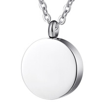 2Stk Urnen Schmuck Anhänger Silber DIY Charm Für & Gedenkdeko