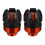6Pièces Accessoires Roue Orange Aluminium Protection Renforcée 11