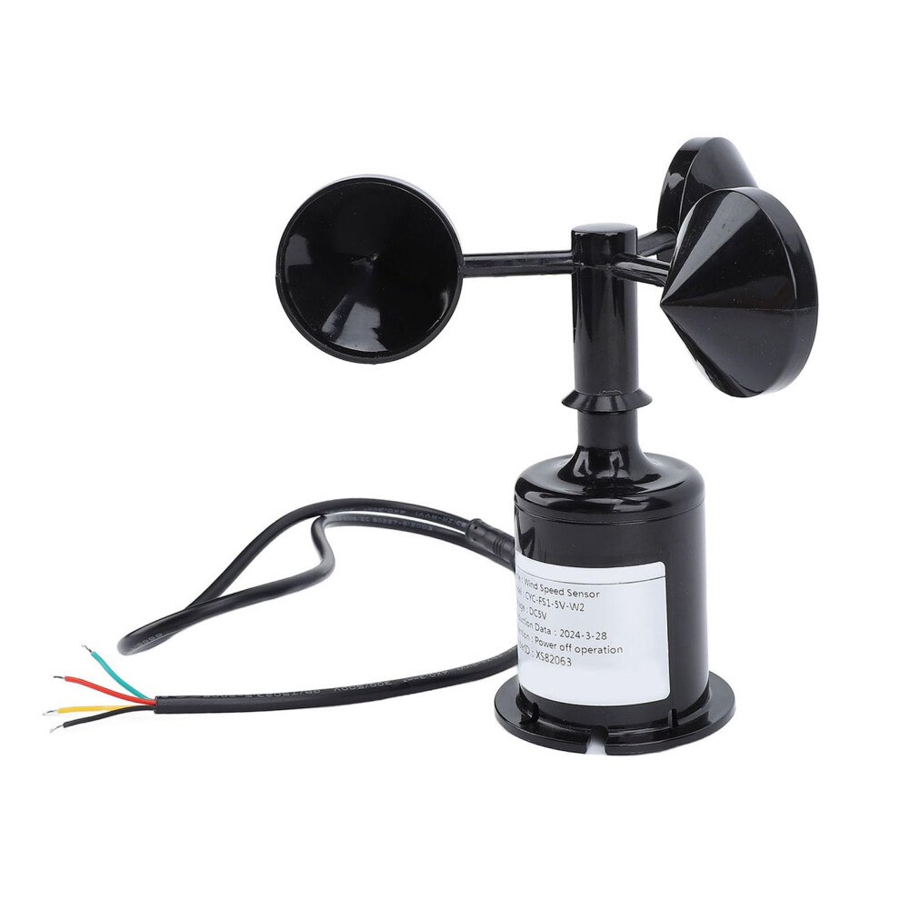 Anemometer Sensor, Wind Speed Monitoring Sensor With Strong Pressure Resistance With 0.8M Cable For Indoor Ref: 1873 9426802624533