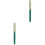 2Pièces Stylo D'écriture Vert Confortable Pour Et 3