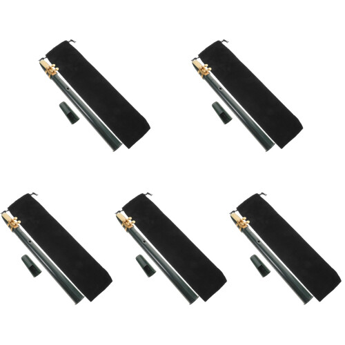 5Pièces Saxophone Miniature Vert ABS Pour Débutants Et Enfants 1