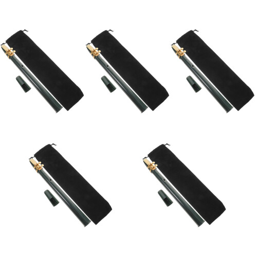 5Pièces Saxophone Miniature Vert ABS Pour Débutants Et Enfants 2