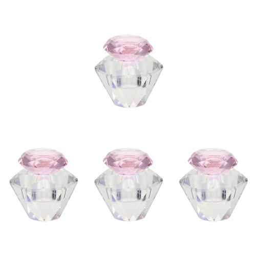 4Pièces Bols Cristal Rose Nail Poudre Pour Usage 1