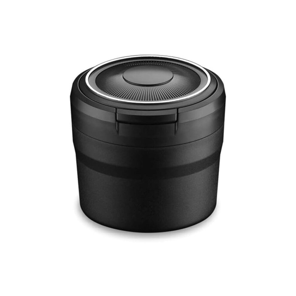Car Ashtray For Fiat 500 Series 500, 500E, 500L, 500X Waterproof Portable Smellproof Size L Black 9347817207798