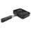 Double Sided Fish Shapes Waffle Maker with Non Stick Coating Black 3