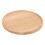 Thick Rubber Wood Round Pizza Tray - Durable Kitchen Baking Tool 1