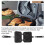 Double Sided Fish Shapes Waffle Maker with Non Stick Coating Black 5
