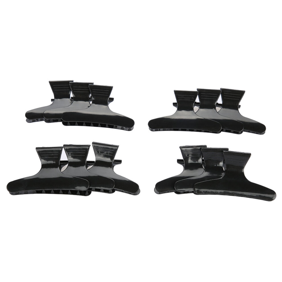 Unisex Butterfly Hair Clamps For Styling, Claw Hair Clamps With Interior Deepened Design, Firm Grip Salon Section Clips, Small And Lightweight, Convenient