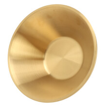 Gold 18cm Edelstahl Doppelwandiger Salat-Schüssel - Elegante Küchen-Mixschüssel
