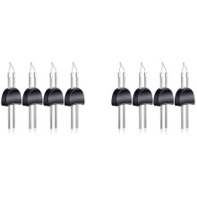 Thread Burner Tips for Beadwork with Precise Positioning and Quick Replacement, 8 Pack