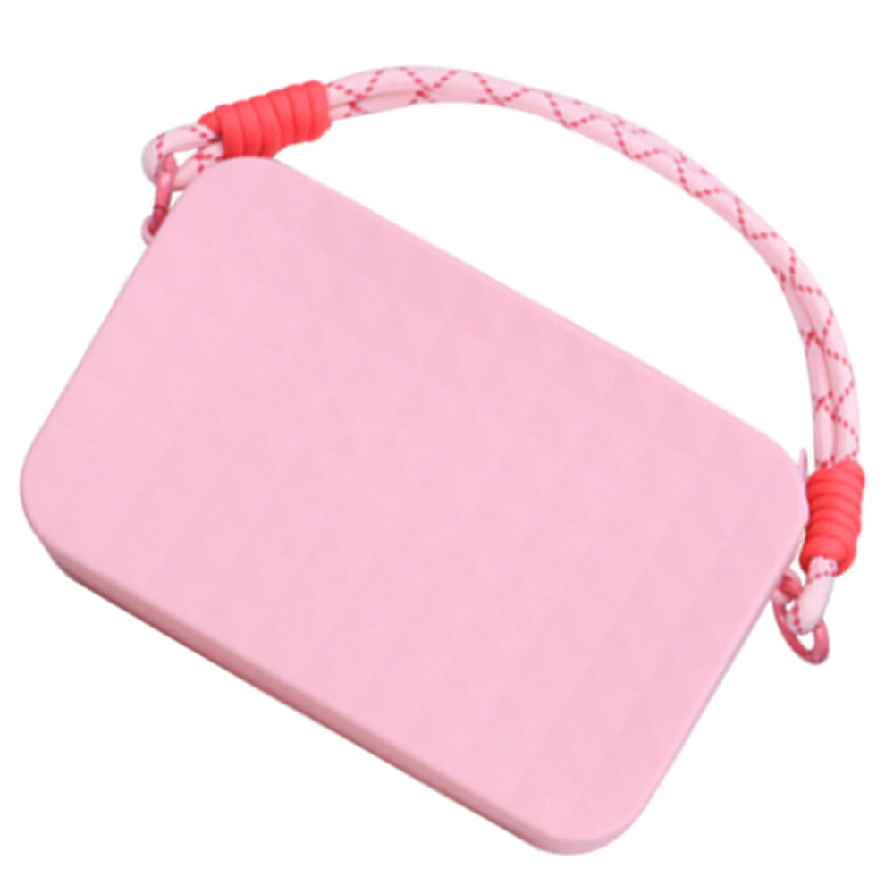 Silicone utility pouch for beach bag, wallet, charm, phone holder, cosmetic storage bag for travel and outdoor use, Pink Ref: 1775
