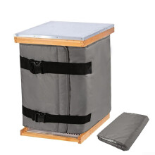 Beehive Cover with Wind Resistant Adjustable Insulation for Winter Colony Protection 60x193cm