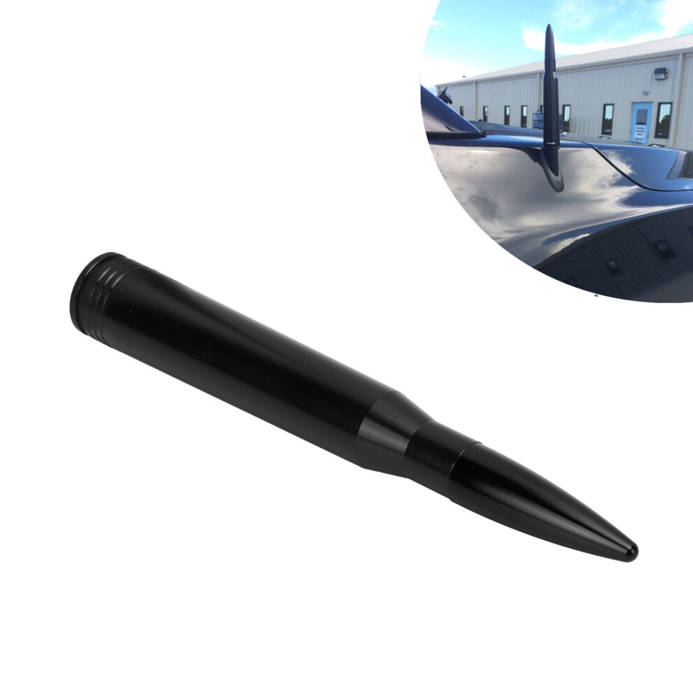 Universal 50 Caliber Antenna For Ford Raptor 6061 Billet Aluminum Color Black 3561381858088