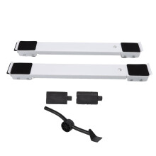 Soporte antideslizante para lavadora, plataforma rodante para muebles de alta resistencia para un soporte fiable, ruedas extensibles para