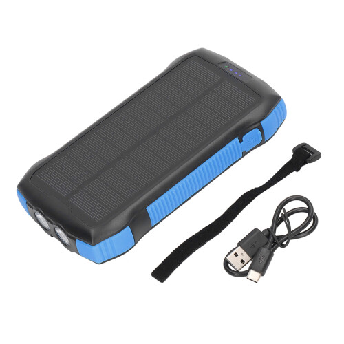 Ηλιακός φορτιστής Power Bank Σύγχρονος Σχεδιασμός Ανθεκτικό Υλικό Αδιάβροχη