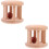 2Pièces Jouet Hochet Bois Bébé Et Éducatif As Shown 6