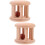 2Pièces Jouet Hochet Bois Bébé Et Éducatif As Shown 7
