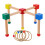 2Ensembles Jeu Lancer Anneaux Bois Durable Couleurs Enfants 11
