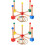 2Ensembles Jeu Lancer Anneaux Bois Durable Couleurs Enfants 5