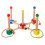 2Ensembles Jeu Lancer Anneaux Bois Durable Couleurs Enfants 9