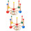 2Ensembles Jeu Lancer Anneaux Bois Durable Couleurs Enfants 7