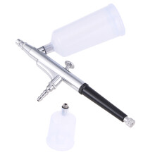 3Pièces Kit Airbrush Argenté Pour Vernis À Ongles Précis Facile