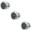3Pièces Guidon Aluminium Noire Pratique Durable 5