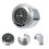 3Pièces Guidon Aluminium Noire Pratique Durable 9