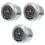 3Pièces Guidon Aluminium Noire Pratique Durable 3