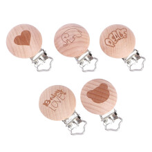 5Pièces Dentition Bébé Bois Fixation