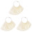3Pièces Accessoire Mesure Bracelet Beige Pratique 2