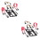 2Pièces Câble Easy Durable Pour Dur 3,5 6