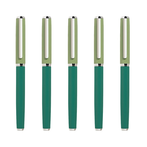 5Pièces Stylo Vert Et Élégant Pour Et Usage Scolaire 1